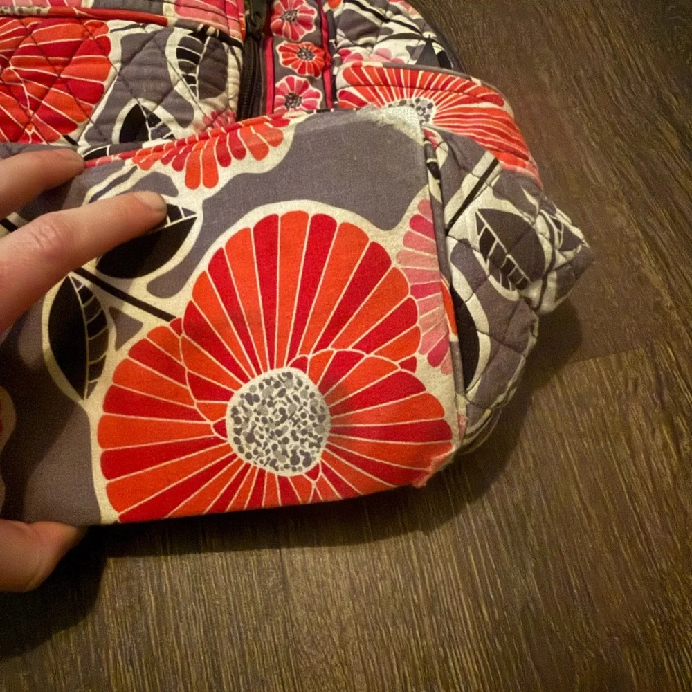 Vera Bradley floral diaper bag with changing pad
